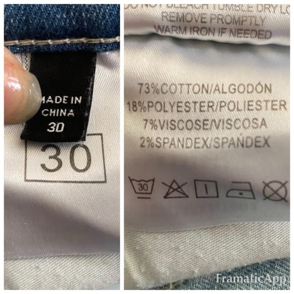 NWT Nova Man Owen Slim Taper Jeans SZ 30x32 Light Wash Destruction - Picture 14 of 16